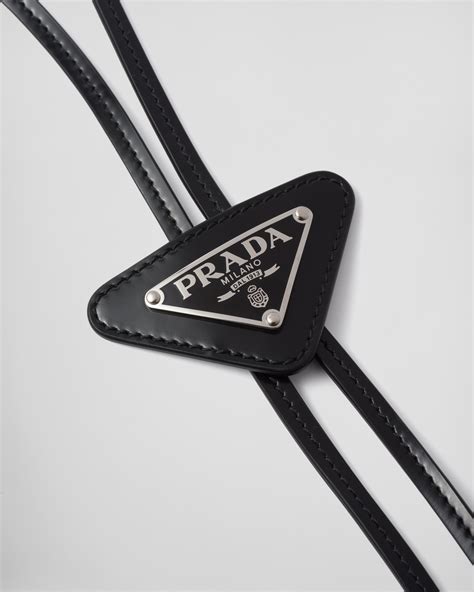 prada brushed leather bolo tie|Prada Ties & Bow Ties .